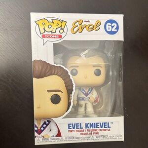 Pop! Evel Knievel Vinyl Figure with Red and Blue Accents
